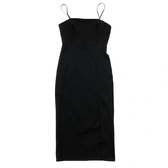 knee length dresses for ladies Zada | Square Neck Midi Dress main image 0